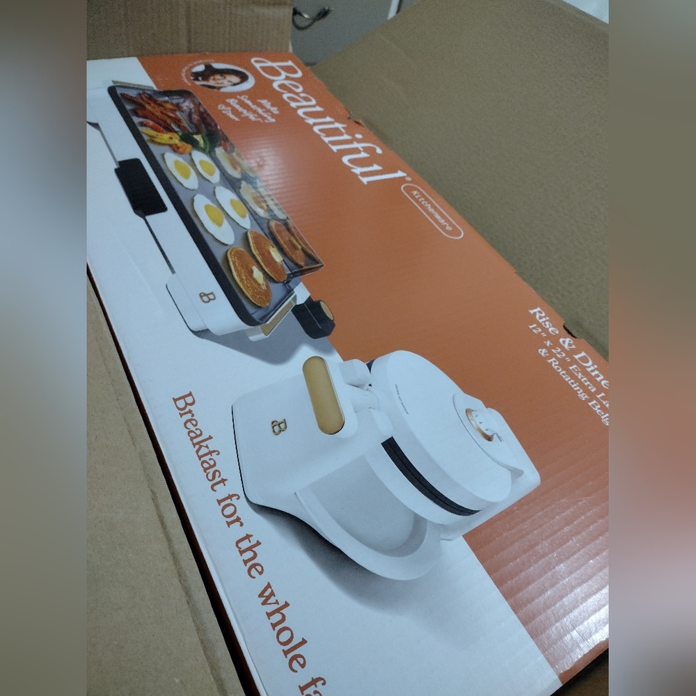 Brand New XL Electric Griddle and Rotating Belgian Waffle Maker